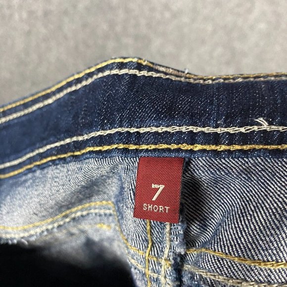 LEI Jeans Women's Size 7 Short Junior Denim Stretch Blue - Picture 10 of 11